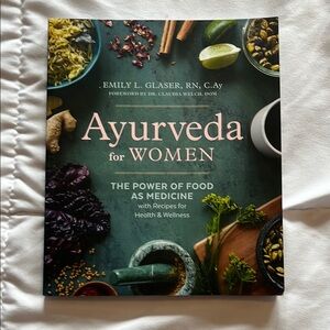 Ayurveda for Women Book - Green and White Cover